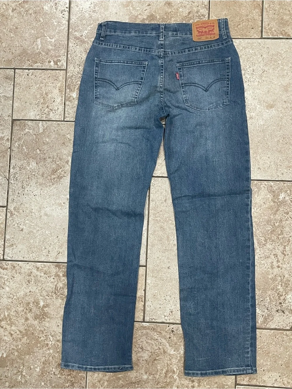 Levi’s Men's 514 29x29 Straight-Leg Blue Jeans